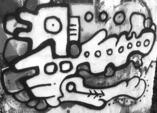 Graffitti BW