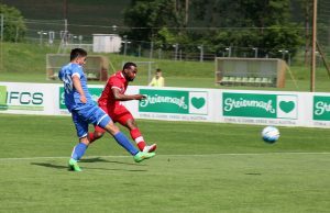 Junior Hoilett in action against Uzbekistan. PHOTO: CANADA SOCCER