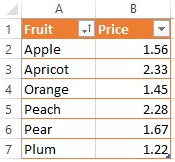 VBA VLookup
