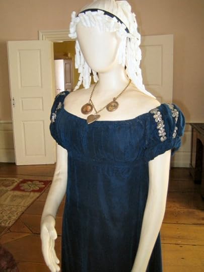 The actual dress, on display at Schloss Hohenlimburg