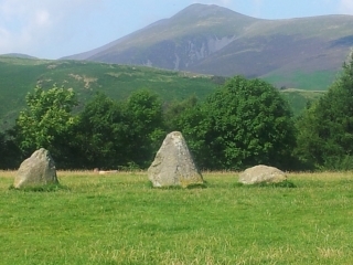 Castlerigg, looking towards Skiddaw