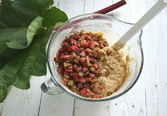 Step 3 GF Rhubarb Muffin
