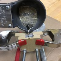 CNC milling pewter casting