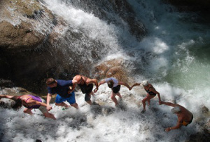 dunns falls-Jamaica-river-adventure-Vashti Q