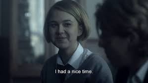 That awkward face you make when you had a big orgasm, but like now half your soul has been eaten?