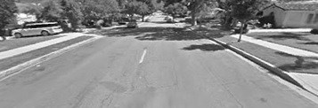 The scene of the crime-looking down California St. to my house