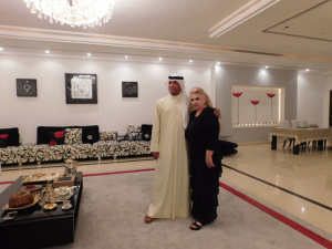 Fares Al-Ayadhi, the son of one the most famous songwriters and poets 
