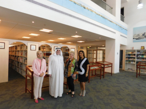 Meeting the lovely people at Museum in Kuwait City