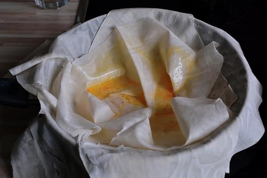 Lauch-Börek-Faltkunst