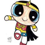 Powerpuff Mashup Wonder Woman