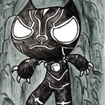 Powerpuff Mashup Black Panther