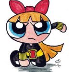 Powerpuff Mashup Black Widow