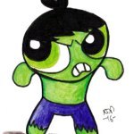 Powerpuff Mashup Hulk