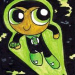 Powerpuff Mashup Green Lantern