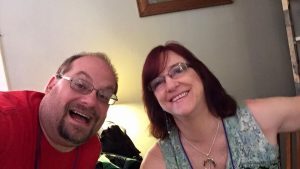 With Cirque du Livre Organizer and Publisher, Bob Nelson.