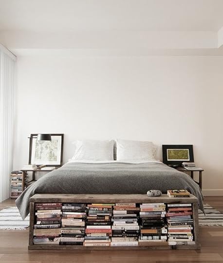 Bed bookshelf