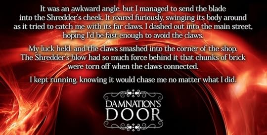 Teaser 3 from Damnantion's Door, an urban fantasy by Amy Braun