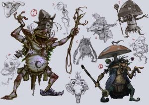 Sketch Page for Moonstone Game
