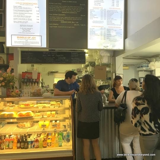 order counter at Bergamot Cafe at Bergamot Station Arts Center in Santa Monica, California