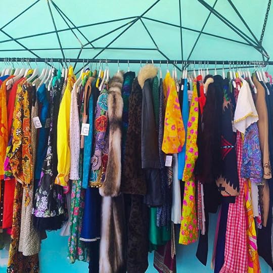 Thrifting in Palm Springs.