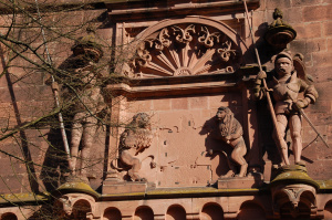 Guardians at Heidelberg Castle