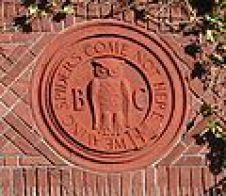 Image of Bohemian Club-inscription