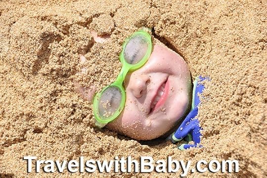 toddler beach sand