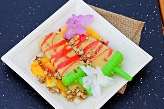 Vegan Mango Kulfi Popsicles