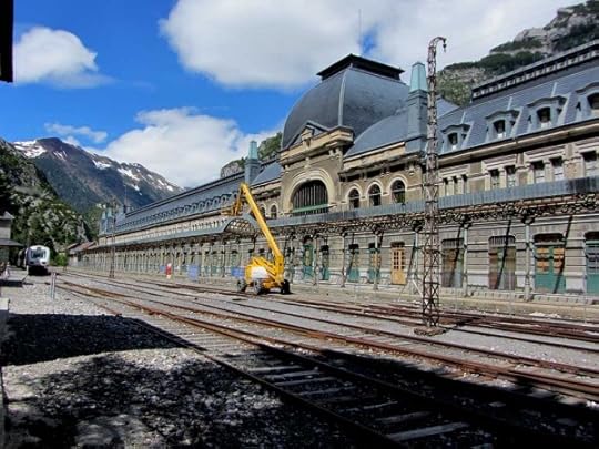 Canfranc Station - semi-derelict for 40 years but the prospects are brighter