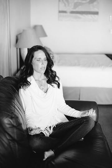 Meditating bw