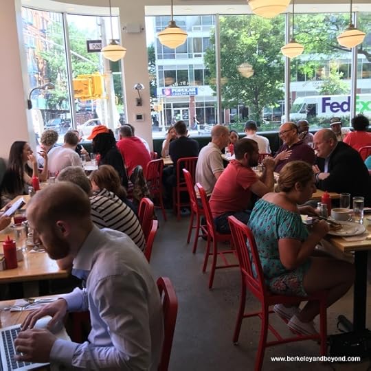 interior of Clinton St. Baking Co. in NYC