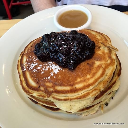 blueberry pancakes at Clinton St. Baking Co. in NYC