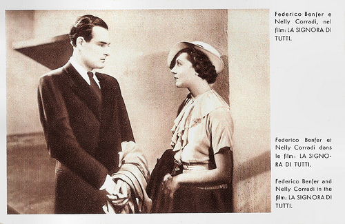 Enrico Benfer and Nelly Corradi in La Signora di tutti (1934)