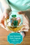 Make an easy summer time capsule- a great activity for the whole family!