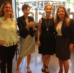 Tre förläggare och en Cilla.