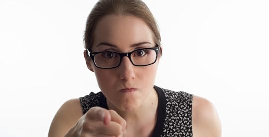 Aggressive Businesswoman