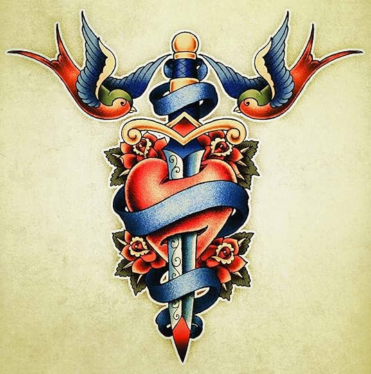 dagger through heart sailor's tattoo