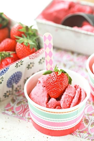 Strawberry Sherbet Recipe via DeliciouslyOrganic.net
