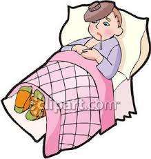 Image result for ill in bed