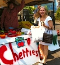 nancy at cherry stand-1