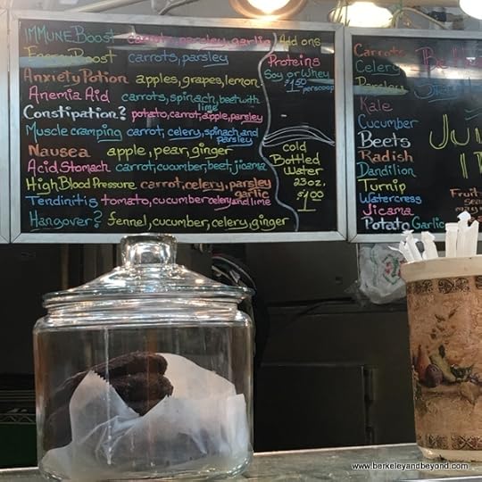 juice to cure what ails you at Essex Street Market in NYC