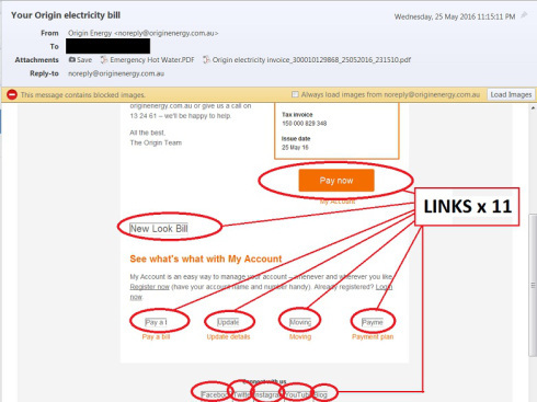 email bills