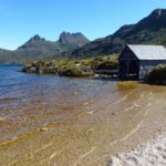 Gentle lapping of Lake Saint Clair at Cradle Mountain TAS
