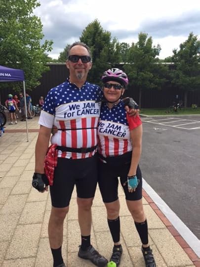 Out on our bikes, again.