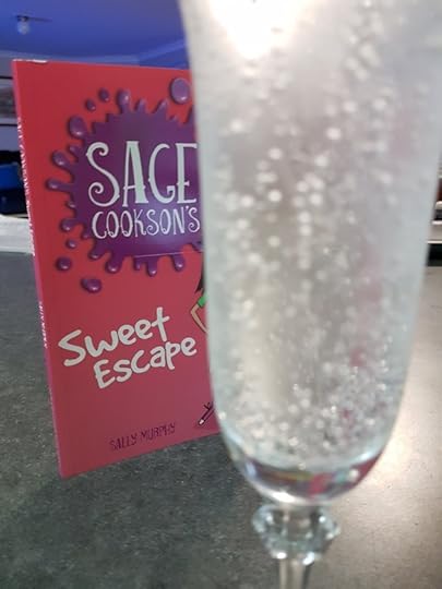 Bubbling soda water. 