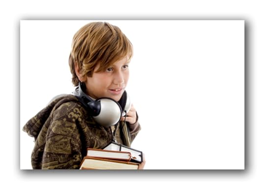 Boy Enjoying Audio Books small