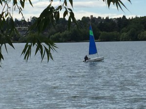 sailboat on Green Lake