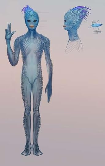 Blue Avian, one of the races of the Sphere Being Alliance
