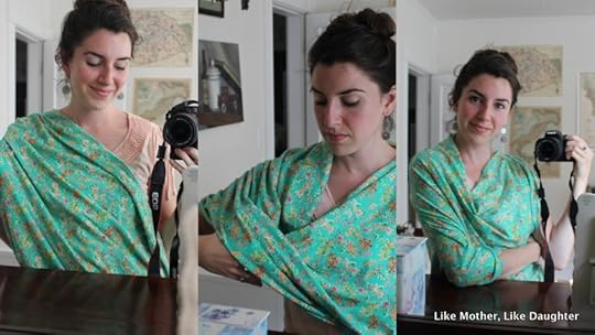 A giveaway of a beautiful nursing scarf! ~ Like Mother, Like Daughter