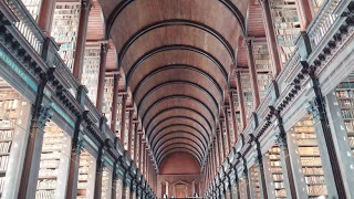 Old Library at Trinity College Dublin Ireland